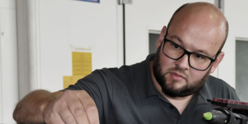 Andreas Gaspar, Dellenteam Foto von Andreas Gaspar, zertifizierter Dellentechniker, Mitglied im Dellenteam